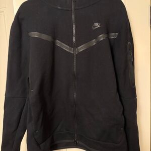 Mens Nike Tech Zip Up Black, Brand New WO Tags - Size L